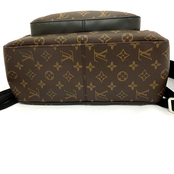 Louis Vuitton Josh Monogram Macassar Leather Back Popular Pack Bag Black Brown - Picture 4 of 11